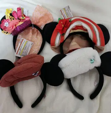 미니의 스타일 스튜디오 머리띠 봄/여름/가을/겨울 4개 세트