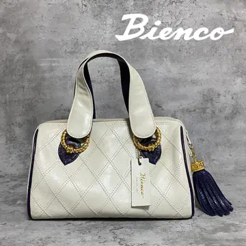 새상품급 Bienco 비앙코 퀼팅 핸드백 태슬