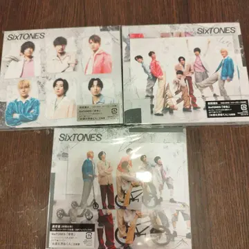 SixTONES/초회반 싱글 (CD+DVD) 3장 세트