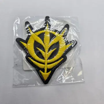 미사용 새상품 건담 지온 와펜 로고 마크 벨크로 테이프