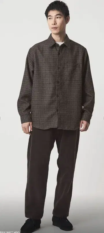 부클 체크 저스트 루즈 셔츠