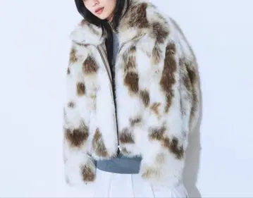 MIX 컬러 퍼 블루종 지나시스 미사용 새상품 이번 시즌 신상