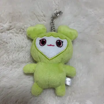 트와이스 정연 러블리 백참 봉제 인형 키링 초기