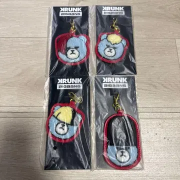 BIG BANG 사가 자수 키링 4개 세트