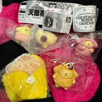 산리오 캐릭터즈 폼폼푸딩 캡슐 토이 5종 세트