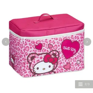 내일 발송 아베일 헬로키티 수납 박스 kitty 산리오 레오파드 무늬