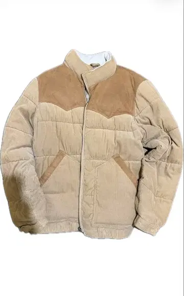 캐주얼 다운 자켓 베이지