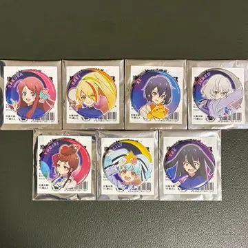 좀비랜드 사가 우주과학관 유메긴가 한정판 캔뱃지 전 7종 컴플리트