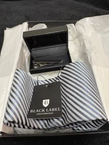 BLACK LABEL CRESTBRIDGE 스트라이프 넥타이 세트