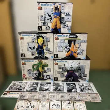 제일복권 드래곤볼 40th A B D E 라스트 원상 피규어 5체