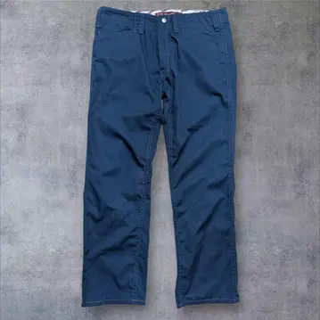 새상품급 Hide and Seek 워크 팬츠 네이비 일본제 치노 팬츠
