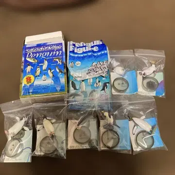 [카이요도] 호쿠리쿠 제과 펭귄 피규어 컬렉션 7개 세트