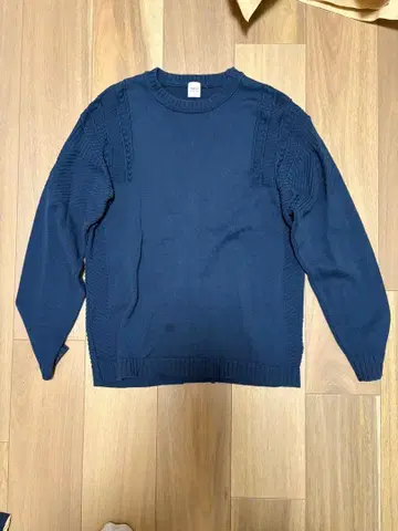 다케오 키쿠치 블루 니트 스웨터 M 사이즈