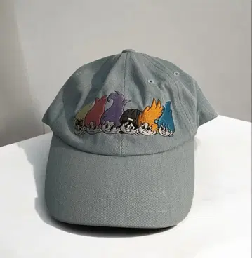 RIIZE 트롤 자수 캡 그레이