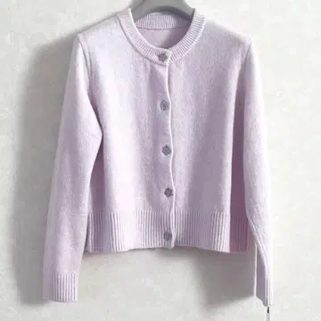 지금 바로 입고, 봄에도 딱! [미사용 새상품] 라벤더 가디건