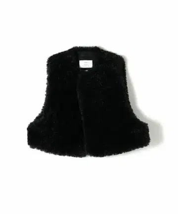 HYKE FAUX SHEARLING CROPPED VEST