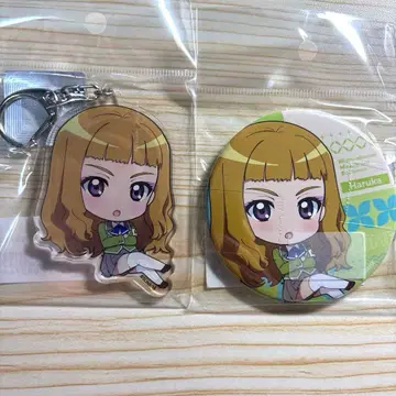 마이-HiME 스즈시로 하루카 캔뱃지 아크릴 키링 2종 세트