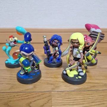 스플래툰 피규어 5체 세트 amiibo 대응