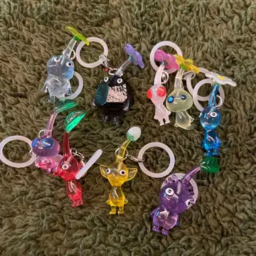 피크민 아크릴 키링 9개 세트