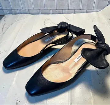 CARVEN 리본 플랫 펌프스