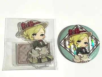 대역전재판 캡콤 카페 아크릴 스탠드 캔뱃지 세트 지나 레스트레이드