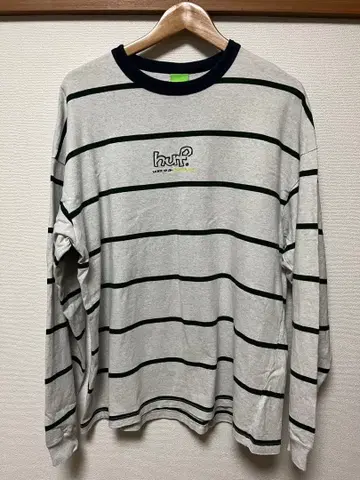 HUF 스트라이프 긴팔 티셔츠 XL