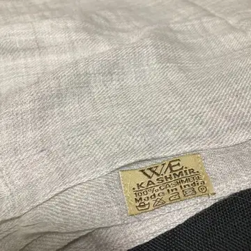WE KASHMIR 100% 캐시미어 머플러 made in INDIA