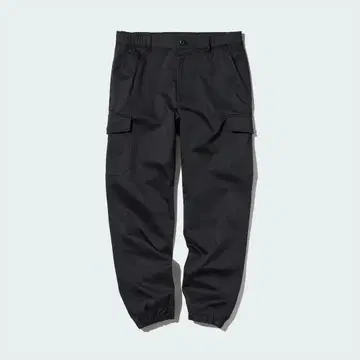 UNIQLO 카고 조거 팬츠 블랙