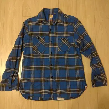 슈가케인 트윌 체크 워크 셔츠