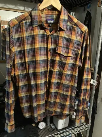 patagonia 오가닉 코튼 체크 셔츠 XS