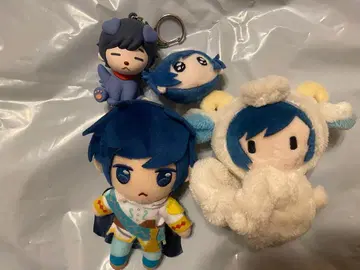 소라루 봉제 인형 키링 반지