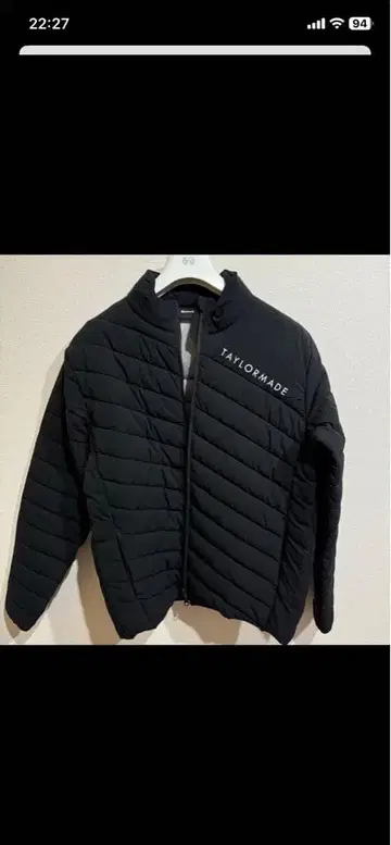 TAYLORMADE 블랙 다운 자켓 새상품급 O 사이즈