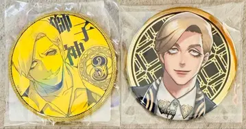 장켓뱅크 가챠메이트 홀로그램 캔뱃지 수트 시시가미 케이이치