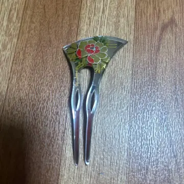 타마야마 작 바치 헤어콤 비녀 라덴 빈티지 쇼와 레트로 앤티크