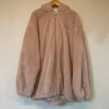 미사용품 마이멜로디 실키퍼 후드티 M 핑크 산리오 퍼