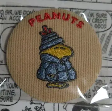 우드스탁 코듀로이 자수 캔뱃지