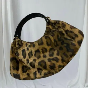 케이트 스페이드 레오파드 무늬 퍼 토트백 숄더