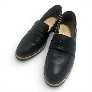 [ Recipe ] 블랙 가죽 코인 로퍼 [ 새상품급 ]