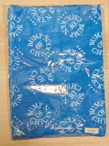 미개봉 새상품 BUMP OF CHICKEN 로고 타월 파랑