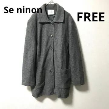 Se ninon 세니논 울 코트 자켓 그레이 가을/겨울 F