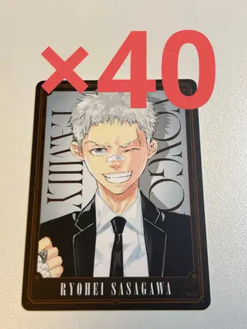 REBORN 보드게임 사사가와 료헤이 4 40장 세트