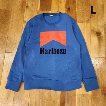 패러디 맨투맨 트레이닝복 긴팔 속기모 M Marlbozu 따뜻한