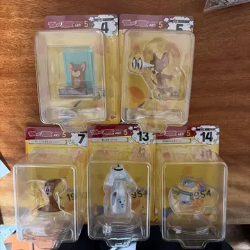 Happy 복권 톰과 제리 피규어 세트 5체