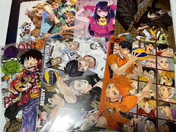 애니메이션 클리어 파일 세트 점프샵 한정판 다수