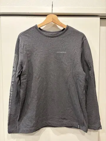 patagonia 그레이 롱 슬리브 트레이닝복