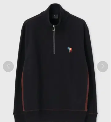 PS 폴 스미스 하프 지퍼 맨투맨 EC304X 블랙