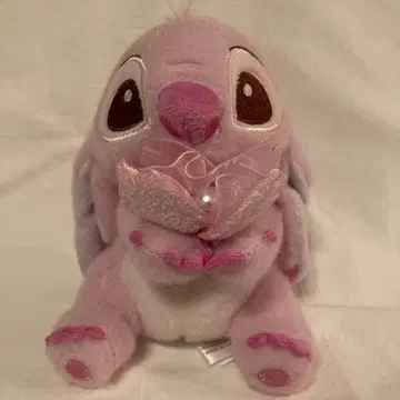 디즈니 스토어 스티치 벚꽃 SAKURA 봉제 인형 키체인