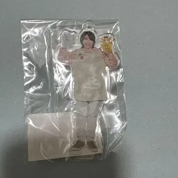 라일락 아크릴 키링 보육사 모토키