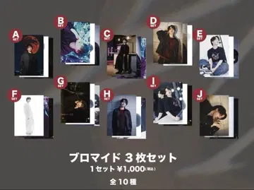 미야카와 타이세이 BloodMoon 브로마이드 A~J 전종 세트