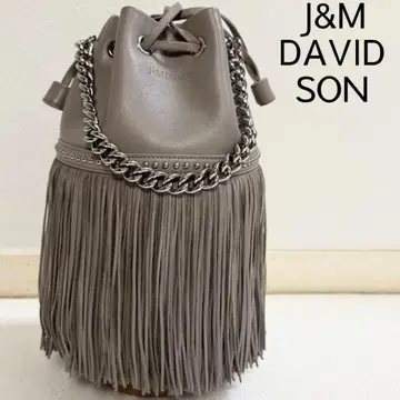 제이앤드엠 데이비드슨 백 베이지 프린지 카니발 M